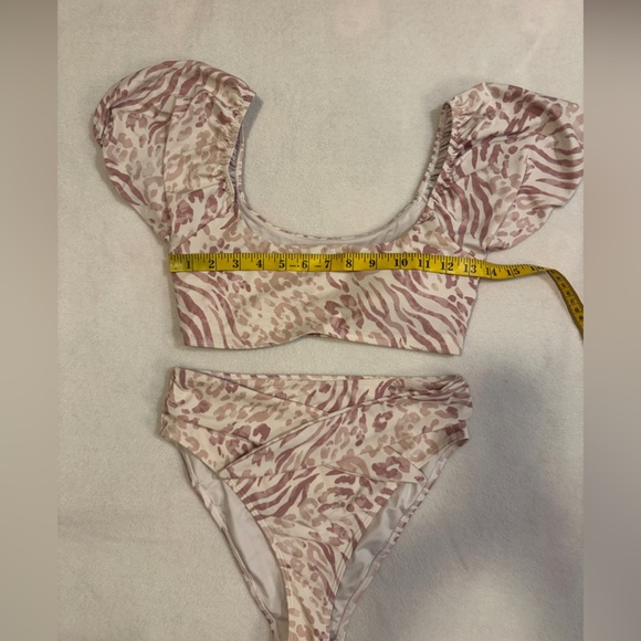 Forever 21 Pink Animal Print Bikini Set - Picture 3 of 6